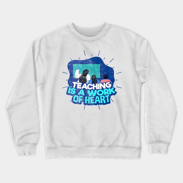 Teacher Crewneck Sweatshirt by Teeladen